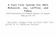 A Fast File System for UNIX McKusick, Joy, Leffler, and Fabry ACM Transactions on Computer Systems, 2:3, August 1984, pp 181-197. Describes changes from