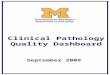 Clinical Pathology Quality Dashboard September 2009