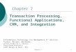 Chapter 71 Information Technology For Management 4 th Edition Turban, McLean, Wetherbe Lecture Slides by A. Lekacos, Stony Brook University John Wiley