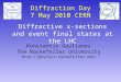 Diffractive x-sections and event final states at the LHC Konstantin Goulianos The Rockefeller University  / Diffraction Day
