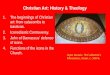 Christian Art: History & Theology 1.The beginnings of Christian art: from catacombs to basilicas. 2.Iconoclastic Controversy. 3.John of Damascus’ defense