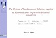 April 2009 The Method of Fundamental Solutions applied to eigenproblems in partial differential equations Pedro R. S. Antunes - CEMAT (joint work with