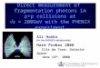 Ali Hanks - APS 2008 1 Direct measurement of fragmentation photons in p+p collisions at √s = 200GeV with the PHENIX experiment Ali Hanks for the PHENIX