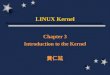 LINUX Kernel Chapter 3 Introduction to the Kernel 黃仁竑