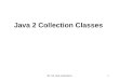 95-712 Java Collections1 Java 2 Collection Classes