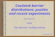 Coulomb barrier distributions: puzzles and recent experiments Eryk Piasecki and The Barrier Collaboration September 2006