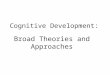 Cognitive Development: Broad Theories and Approaches