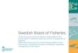 Swedish Board of Fisheries Under the government the Board is responsible for the conservation of fisheries resources and the management of fisheries. Within