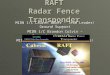 RAFT Radar Fence Transponder MIDN 1/C Lauren Baker - Team Leader/ Ground Support MIDN 1/C Brandon Colvin – Communications/ Power MIDN 1/C Robert Tuttle