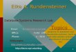 1 Elke A. Rundensteiner Topics projects in database and Information systems, such as, web information systems, distributed databases, Etc. Database Systems