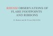 RHESSI OBSERVATIONS OF FLARE FOOTPOINTS AND RIBBONS H. Hudson and M. Fivian (SSL/UCB)