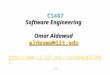 1 CS487 Software Engineering Omar Aldawud aldaoma@iit.edu CS487 Software Engineering Omar Aldawud aldaoma@iit.edu aldaoma@iit.edu oaldawud/CS487