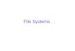 File Systems. 2 Storing Information Applications can store it in the process address space Why is it a bad idea? –Size is limited to size of virtual address