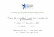 "Time to consider your environmental performance” Friday 4 th November 2011 9.30am – 11ish! Presented by Clive Andrews of Aleka Design Ltd. Promote your