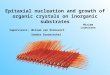 Epitaxial nucleation and growth of organic crystals on inorganic substrates Supervisors:Willem van Enckevort Sander Graswinckel Mirjam Leunissen