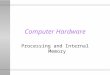 Computer Hardware Processing and Internal Memory