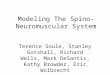 Modeling The Spino- Neuromuscular System Terence Soule, Stanley Gotshall, Richard Wells, Mark DeSantis, Kathy Browder, Eric Wolbrecht