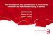The development of a questionnaire to measure the conditions for networked learning in schools Janneke Hooijer Maarten de Laat (RdMC – OUNL)