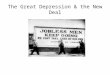 The Great Depression & the New Deal. The Election of 1932 As the election of 1932 neared, unemployment and poverty brought dissent of President Hoover