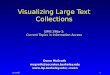 11/11/981 Visualizing Large Text Collections SIMS 296a-3: Current Topics in Information Access Owen McGrath mcgrath@socrates.berkeley.edu owen
