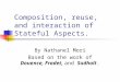 Composition, reuse, and interaction of Stateful Aspects. By Nathanel Mori Based on the work of Douence, Fradet, and Sudholt