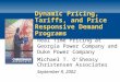 Dynamic Pricing, Tariffs, and Price Responsive Demand Programs Real Time Pricing at Georgia Power Company and Duke Power Company Michael T. O’Sheasy Christensen