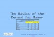 Lectures in Macroeconomics- Charles W. Upton The Basics of the Demand for Money