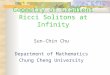 Geometry of Gradient Ricci Solitons at Infinity Sun-Chin Chu Department of Mathematics Chung Cheng University