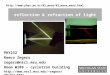 Reflection & refraction of light PHY232 Remco Zegers zegers@nscl.msu.edu Room W109 – cyclotron building zegers/phy232.html 
