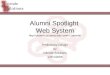 Alumni Spotlight Web System perm_initrode/ Preliminary Design by Initrode Solutions 12/01/2006