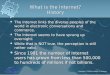 What is the Internet? History The Internet links the diverse peoples of the world in electronic conversations and commerce. The Internet seems to have