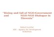 “Rising and fall of NGO-Government and NGO-NGO Dialogue in Slovenia” Robert Levičar ADI – Agency for Development Initiatives