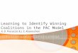 Learning to Identify Winning Coalitions in the PAC Model A. D. Procaccia & J. S. Rosenschein