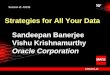 Strategies for All Your Data Session id: 40236 Sandeepan Banerjee Vishu Krishnamurthy Oracle Corporation