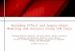 Bullwhip Effect and Supply Chain Modeling and Analysis Using CPN Tools Dragana Makajić-Nikolić, Biljana Panić, Mirko Vujošević Laboratory for Operations