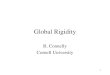 1 Global Rigidity R. Connelly Cornell University