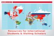 Resources for International Students & Visiting Scholars