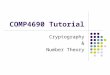 COMP4690 Tutorial Cryptography & Number Theory. Outline DES Example Number Theory RSA Example Diffie-Hellman Example