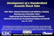 Development of a Standardized Acoustic Shock Tube Amir Khan, Edward Zechmann and William J. Murphy Hearing Loss Prevention Team Engineering and Physical