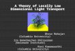 A Theory of Locally Low Dimensional Light Transport Dhruv Mahajan (Columbia University) Ira Kemelmacher-Shlizerman (Weizmann Institute) Ravi Ramamoorthi