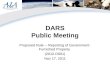 DARS Public Meeting Proposed Rule -- Reporting of Government- Furnished Property (2012-D001) Nov 17, 2011