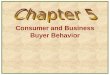 Consumer and Business Buyer Behavior. Model of Buyer Behavior