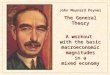 John Maynard Keynes The General Theory A workout with the basic macroeconomic magnitudes in a mixed economy