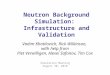 Neutron Background Simulation: Infrastructure and Validation Vadim Khotilovich, Rick Wilkinson, with help from Piet Verwilligen, Alexei Safonov, Tim Cox