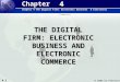 4.1 © 2004 by Prentice Hall Management Information Systems 8/e Chapter 4 The Digital Firm: Electronic Business & Electronic Commerce THE DIGITAL FIRM: