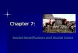 Chapter 7: Social Stratification and Social Class
