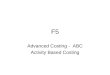 F5 Advanced Costing - ABC Activity Based Costing
