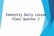 Chemistry Daily Lesson Plans Quarter 2. Today’s Goals (10/20/14)  1. Attendance  2. Explore Learning– Nuclear Decay and Half-life Gizmos due  3. Review
