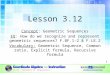 Lesson 3.12 Concept: Geometric Sequences EQ: How do we recognize and represent geometric sequences? F.BF.1-2 & F.LE.2 Vocabulary: Geometric Sequence, Common