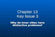 Chapter 13 Key Issue 3 Why do inner cities have distinctive problems?